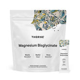 THORNE - Magnesium Bisglycinate - Powdered Magnesium Formula - Support Restful Sleep, Muscle Relaxation, Heart Health, and Metabolism* - NSF Certified for Sport - 30 Servings - 0.13 Oz per Stick Pack