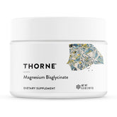 THORNE - Magnesium Bisglycinate - Powdered Magnesium Formula - Support Restful Sleep, Muscle Relaxation, Heart Health, and Metabolism* - NSF Certified for Sport - 60 Servings - 6.5 Oz Jar