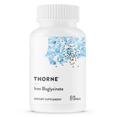 THORNE Iron Bisglycinate - 25 mg Iron Supplement for Enhanced Absorption Without Gastrointestinal Side Effects* - NSF Certified for Sport - Gluten-Free - 60 Capsules