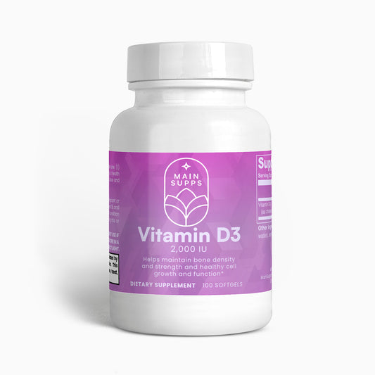 MainSupps Vitamin D3 2000 IU