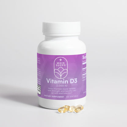 MainSupps Vitamin D3 2000 IU