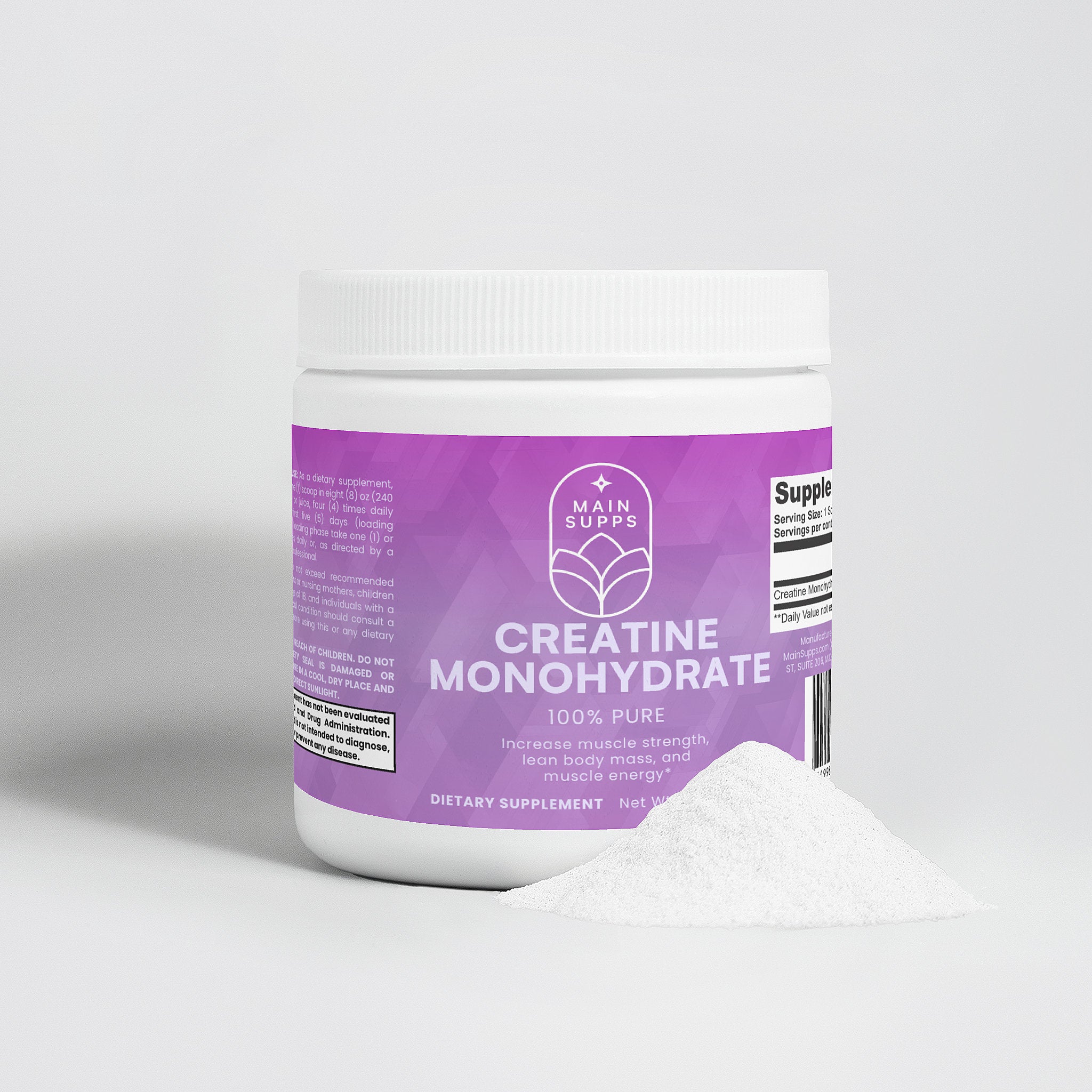 MainSupps Creatine Monohydrate