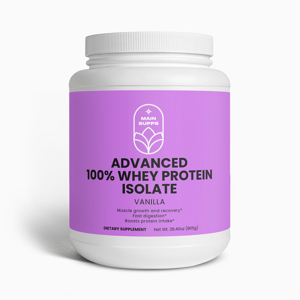 Advanced 100% Whey Protein Isolate (Vanilla)