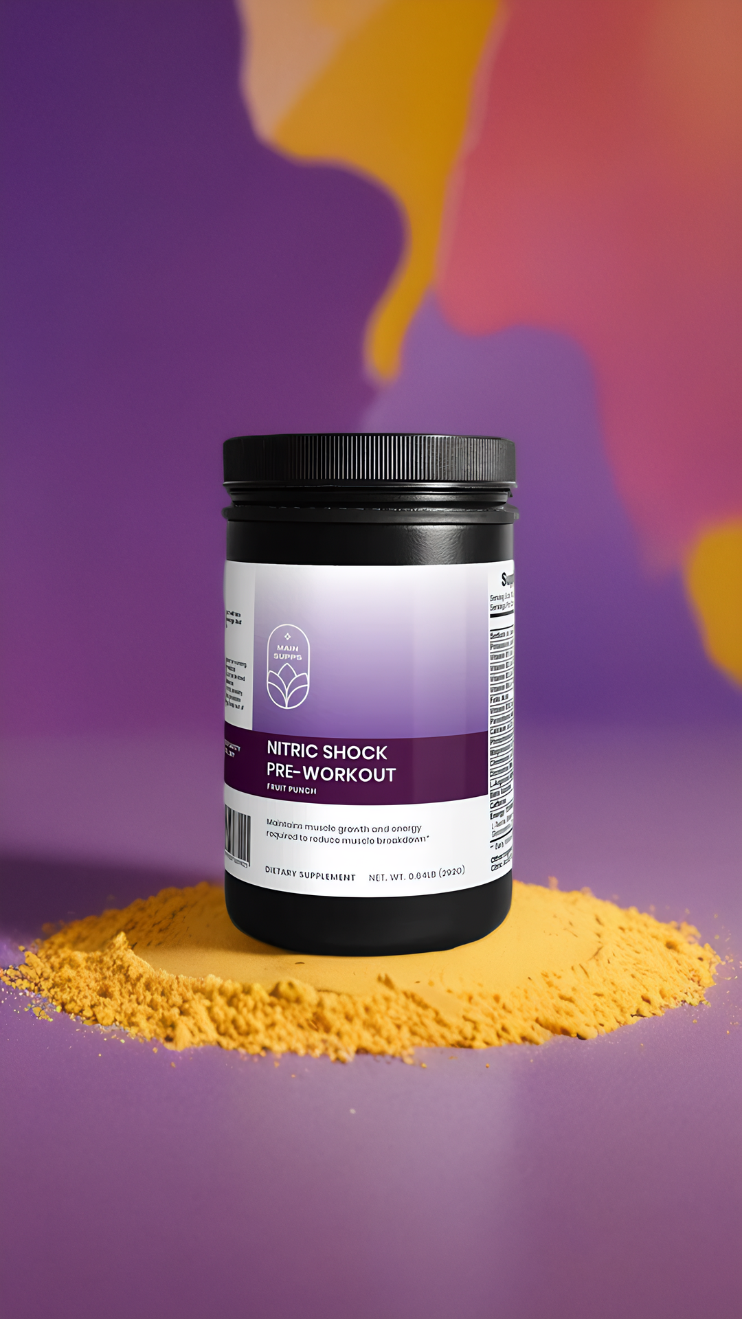 MainSupps Nitric Shock Pre-Workout (Fruit Punch)